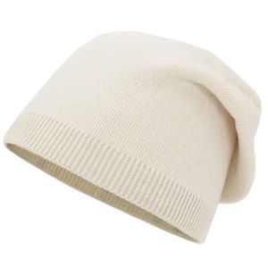 New Women Men Winter Outdoor Warm Soft Slouch Beanie Cozy Knitted Hat Beige